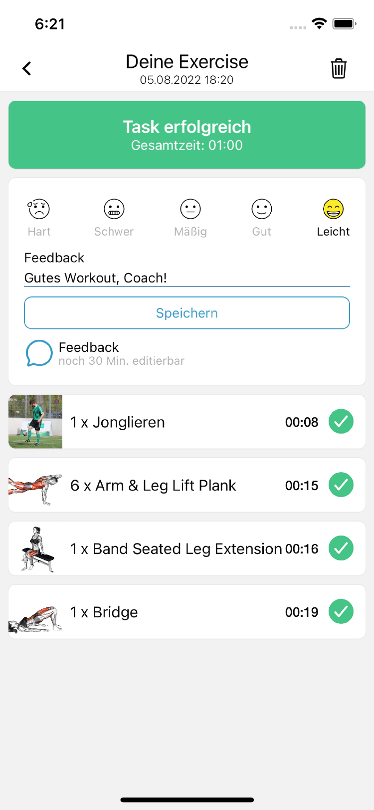 Athlet:innen Feedback Athlet:innen Feedback