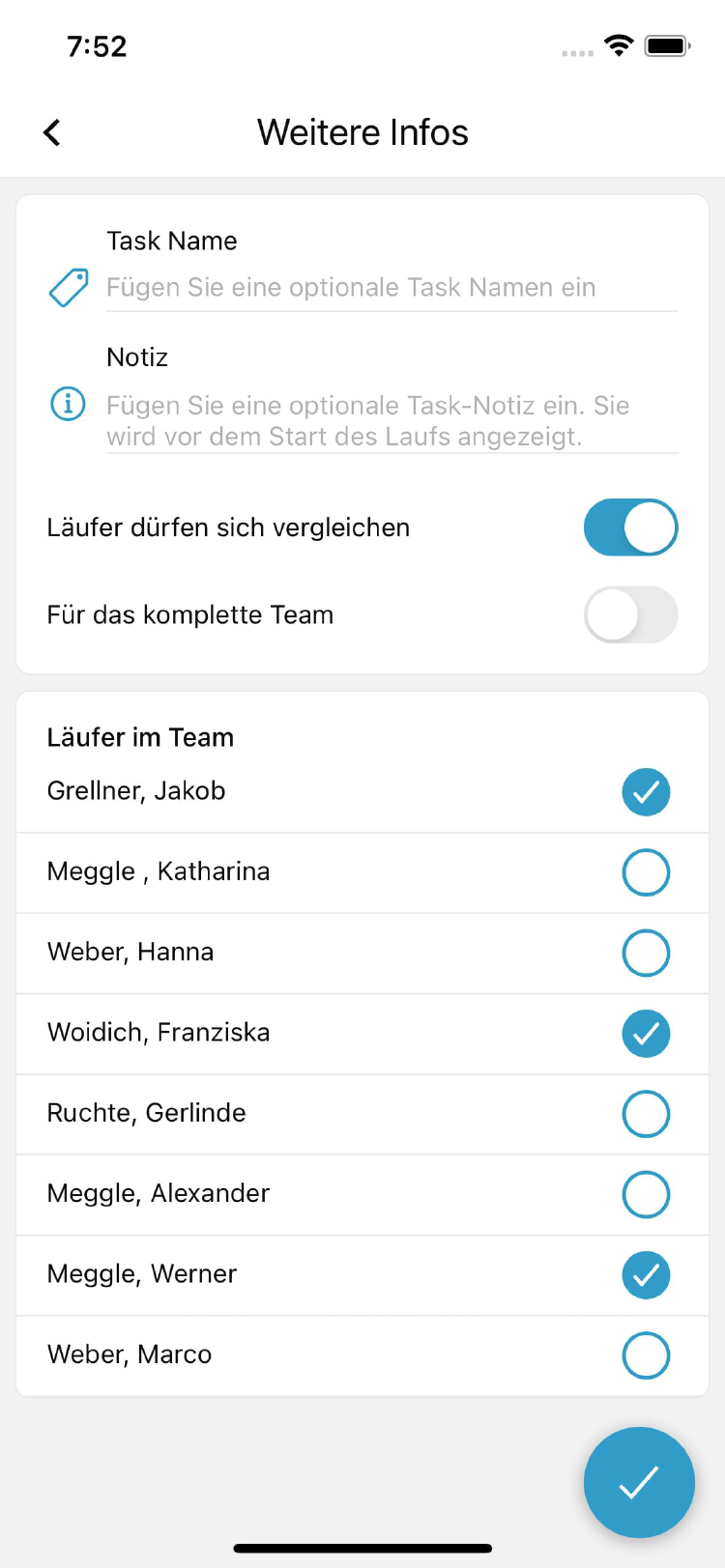 Individuelle Tasks Individuelle Tasks