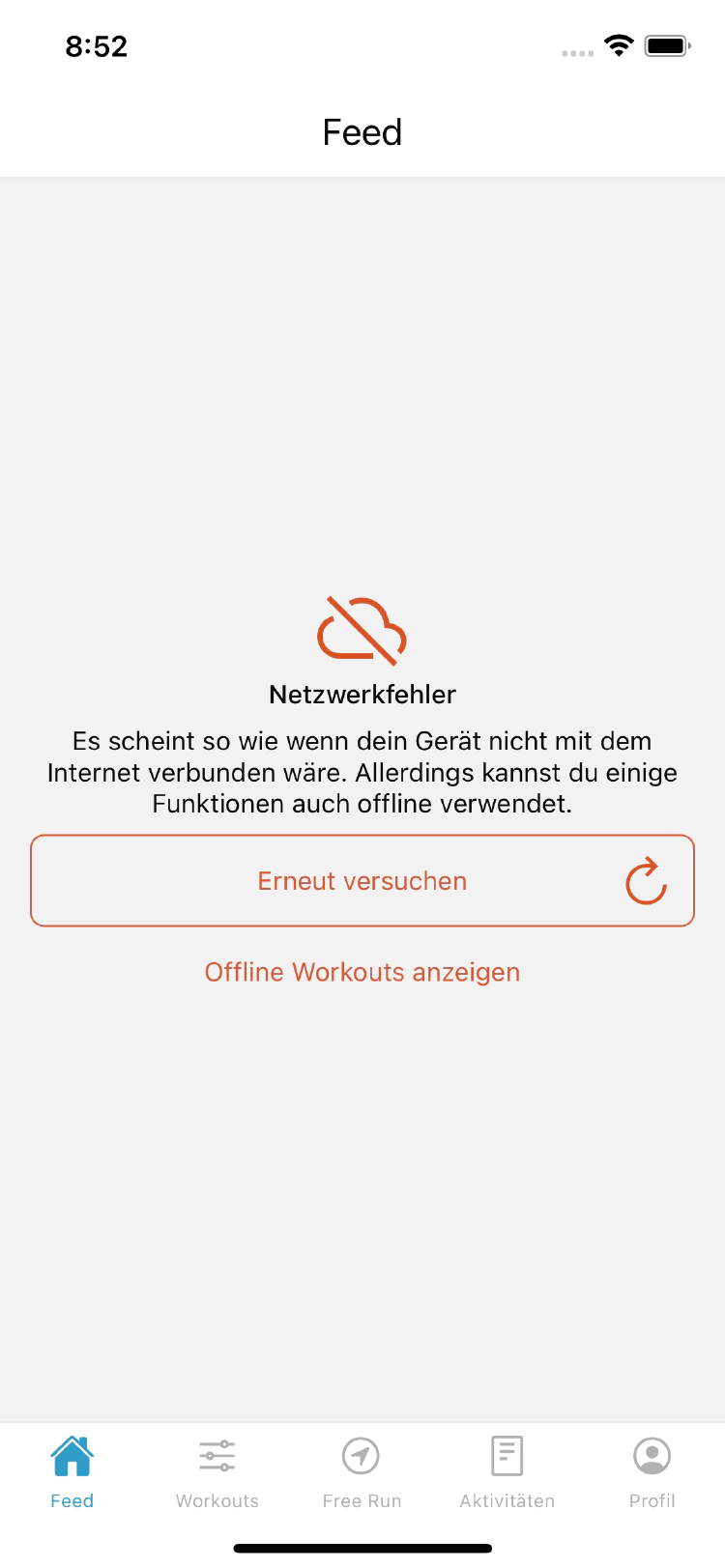 Offline-Funktion Offline-Funktion