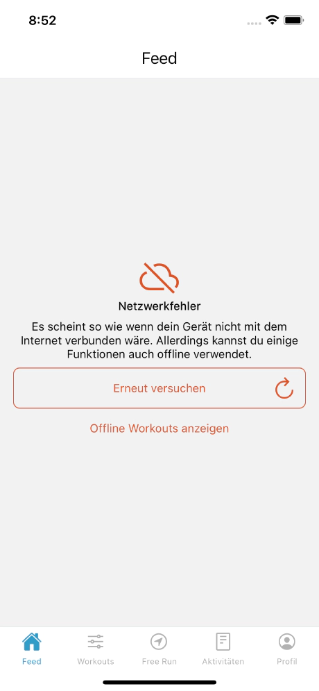 Offline-Funktion Offline-Funktion